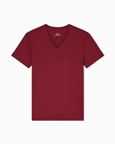 Armani Exchange Mens Basic Pima V Neck Tee - 2