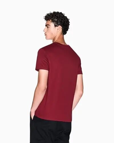 Armani Exchange Mens Basic Pima V Neck Tee - 4