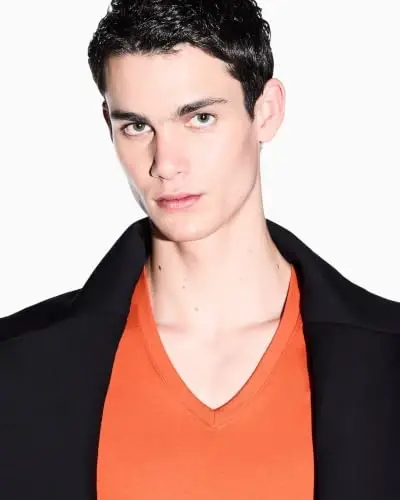 Armani Exchange Mens Basic Pima V Neck Tee - 5