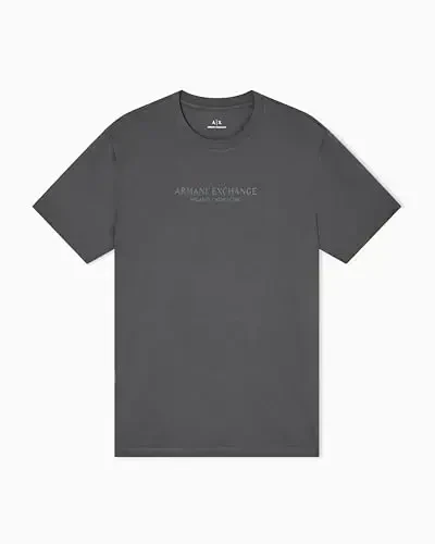 Armani Exchange Mens Center Logo Milano/New York Logo Tee - 1