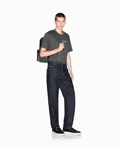 Armani Exchange Mens Center Logo Milano/New York Logo Tee - 3