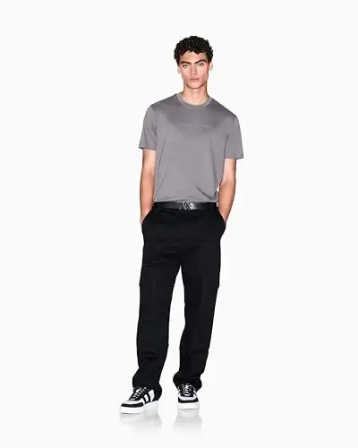 Armani Exchange Mens Center Logo Milano/New York Logo Tee - 3