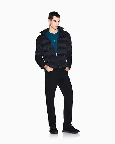 Armani Exchange Mens Center Logo Milano/New York Logo Tee - ARMANI (1)