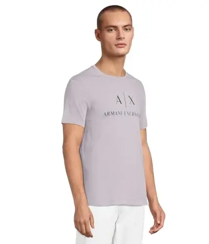Armani Exchange Mens Classic Crew Logo Tee T Shirt - ARMANI (1)