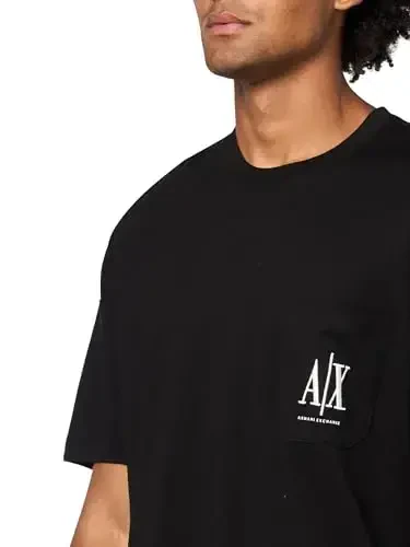 Armani Exchange Mens Icon Pocket Logo Tee - 3