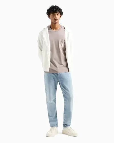 Armani Exchange Mens Icon Pocket Logo Tee 