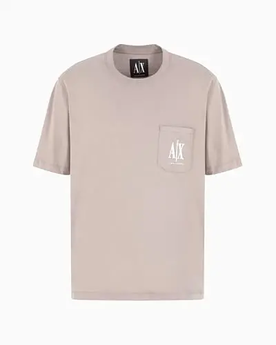 Armani Exchange Mens Icon Pocket Logo Tee - 3