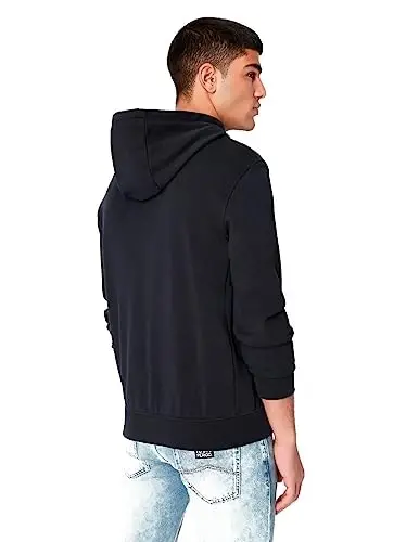 Armani Exchange Men's Icon Project Embroidered Zip Up Hooded Sweatshirt - 3