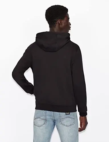 Armani Exchange Men's Icon Project Embroidered Zip Up Hooded Sweatshirt - 5