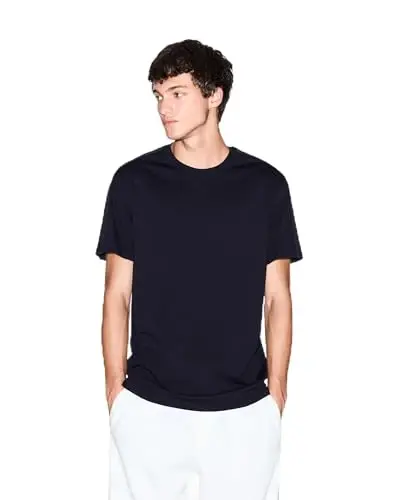 Armani Exchange Mens Logo Tape Cotton Tee - 5