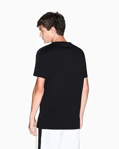 Armani Exchange Mens Logo Tape Cotton Tee - 3