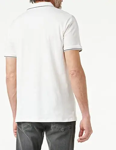 Armani Exchange Mens Logo Zip Jersey Polo - 4