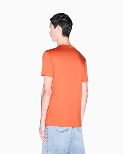 Armani Exchange Men's Pima Cotton Jersey Short Sleeve V-Neck T-Shirt - 3