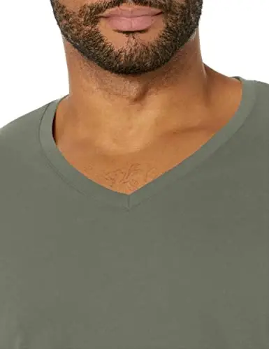 Armani Exchange Men's Pima Cotton Jersey Short Sleeve V-Neck T-Shirt - 3