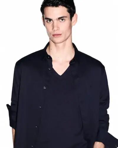 Armani Exchange Men's Pima Cotton Jersey Short Sleeve V-Neck T-Shirt - 4