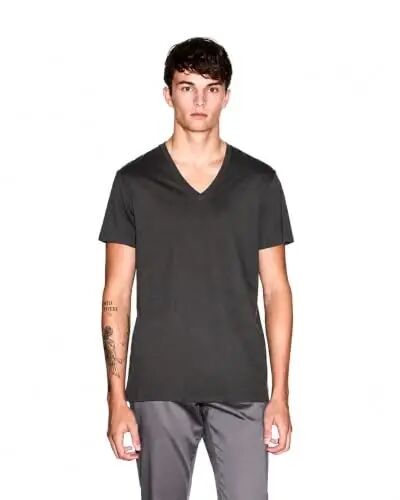 Armani Exchange Men's Pima Cotton Jersey Short Sleeve V-Neck T-Shirt - Armani