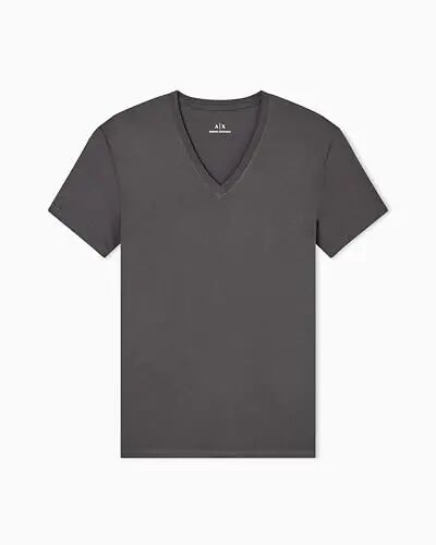 Armani Exchange Men's Pima Cotton Jersey Short Sleeve V-Neck T-Shirt - Armani (1)