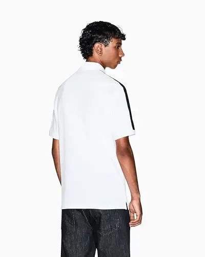 Armani Exchange Mens Regular Fit Logo Tape Polo - 2