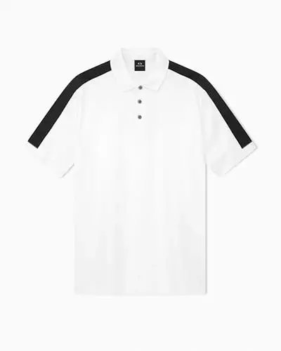 Armani Exchange Mens Regular Fit Logo Tape Polo - 3