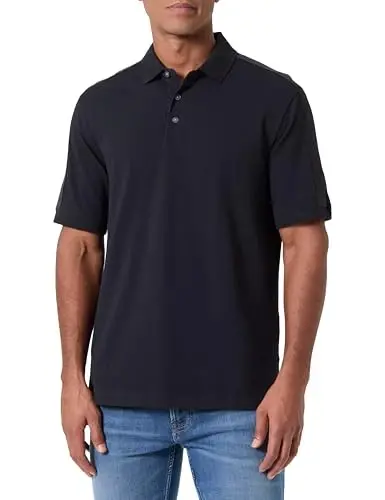 Armani Exchange Mens Regular Fit Logo Tape Polo - 1