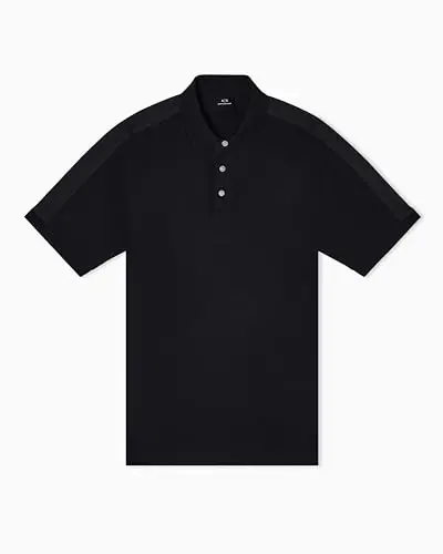 Armani Exchange Mens Regular Fit Logo Tape Polo - 1