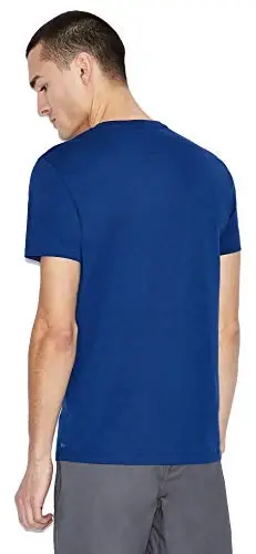 Armani Exchange Mens Short Sleeve Pima Cotton Jersey V-Neck T-Shirt - 2
