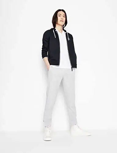 Armani Exchange Mens Short Sleeve Pima Cotton Jersey V-Neck T-Shirt - 2