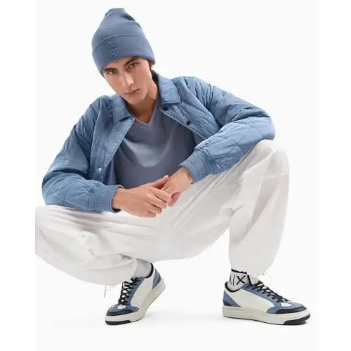 Armani Exchange Mens Short Sleeve Pima Cotton Jersey V-Neck T-Shirt - 2