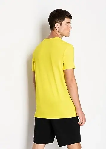 Armani Exchange Mens Short Sleeve Pima Cotton Jersey V-Neck T-Shirt - 3