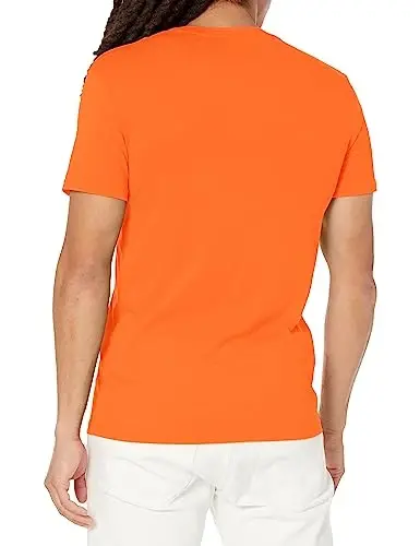 Armani Exchange Mens Short Sleeve Pima Cotton Jersey V-Neck T-Shirt - ARMANI (1)