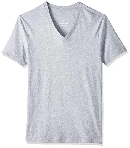 Armani Exchange Mens Short Sleeve Pima Cotton Jersey V-Neck T-Shirt - 1