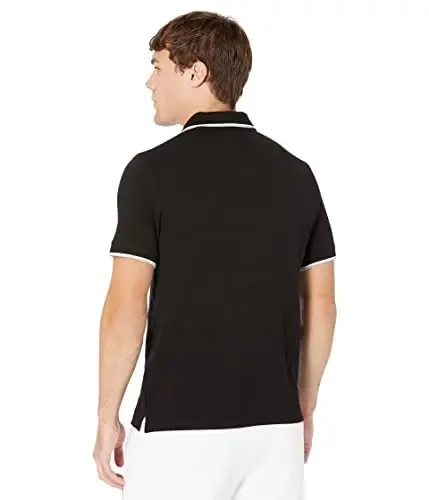 Armani Exchange Mens Slim Fit Cotton Pique Tipped Polo - ARMANI (1)