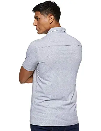 Armani Exchange Mens Slim Fit Stretch Cotton Jersey Polo - 2