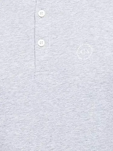 Armani Exchange Mens Slim Fit Stretch Cotton Jersey Polo - 5