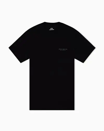 Armani Exchange Mens Small Chest Milano/New York Logo Tee - 1