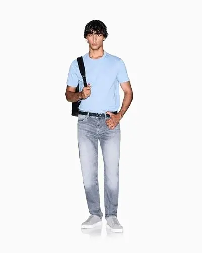 Armani Exchange Mens Small Chest Milano/New York Logo Tee - 3