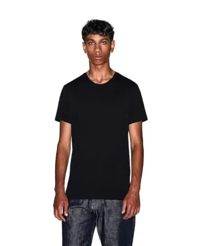 Armani Exchange Men's Solid Colored Basic Pima Crew Neck - 1