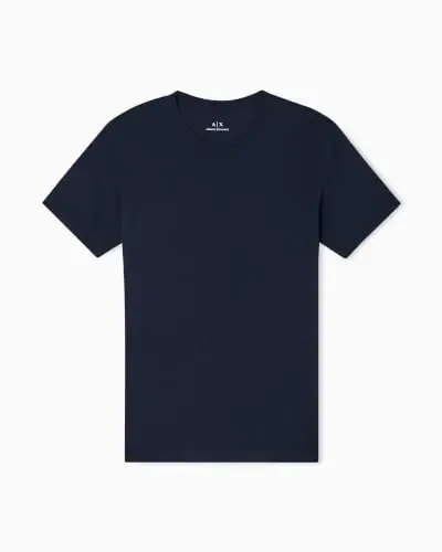Armani Exchange Men's Solid Colored Basic Pima Crew Neck - 2
