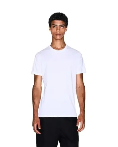 Armani Exchange Men's Solid Colored Basic Pima Crew Neck - 1