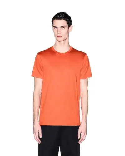 Armani Exchange Men's Solid Colored Basic Pima Crew Neck - 1