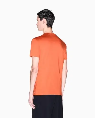 Armani Exchange Men's Solid Colored Basic Pima Crew Neck - 3