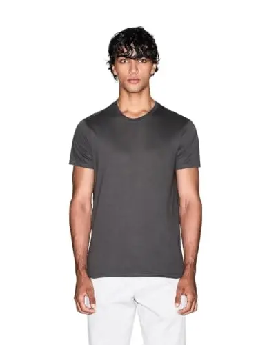 Armani Exchange Mens Solid Colored Basic Pima Crew Neck - 1