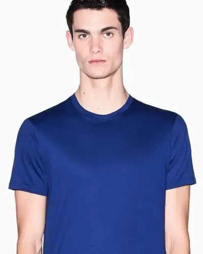 Armani Exchange Men's Solid Colored Basic Pima Crew Neck - 3
