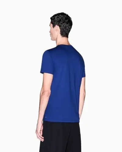 Armani Exchange Men's Solid Colored Basic Pima Crew Neck - 4