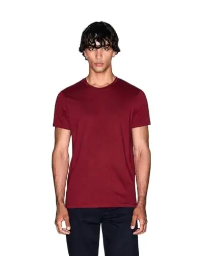 Armani Exchange Men's Solid Colored Basic Pima Crew Neck - 1