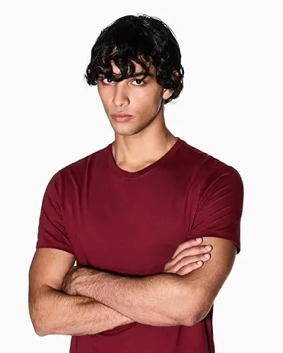 Armani Exchange Men's Solid Colored Basic Pima Crew Neck - 3