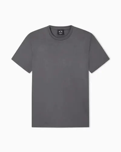 Armani Exchange Mens Solid Colored Basic Pima Crew Neck - Armani Exchange (1)