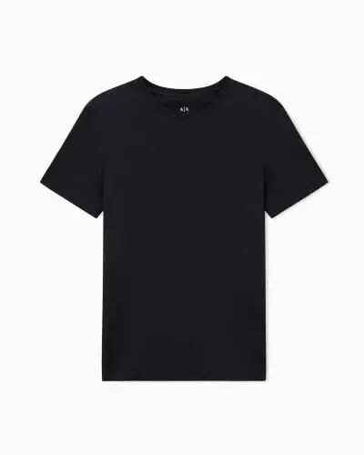 Armani Exchange Men's Solid Colored Basic Pima Crew Neck - Armani Exchange (1)