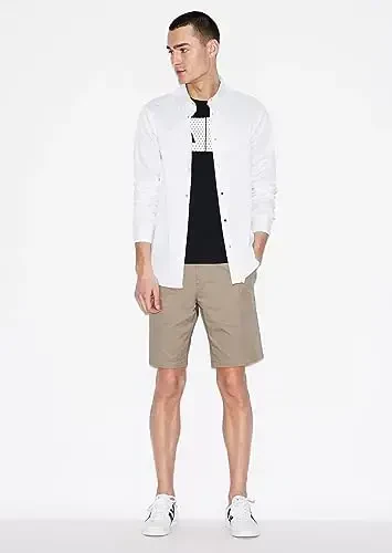 Armani Exchange Men's Triangulation Crew Neck T-Shirt - 3