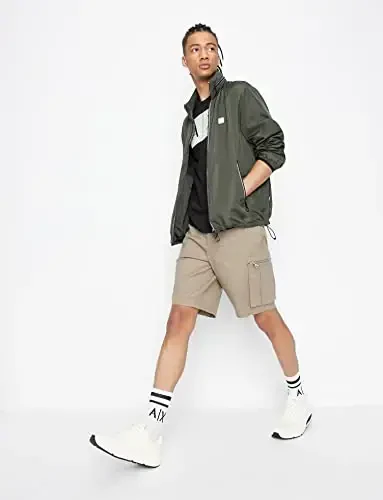 Armani Exchange Men's Triangulation Crew Neck T-Shirt - 3